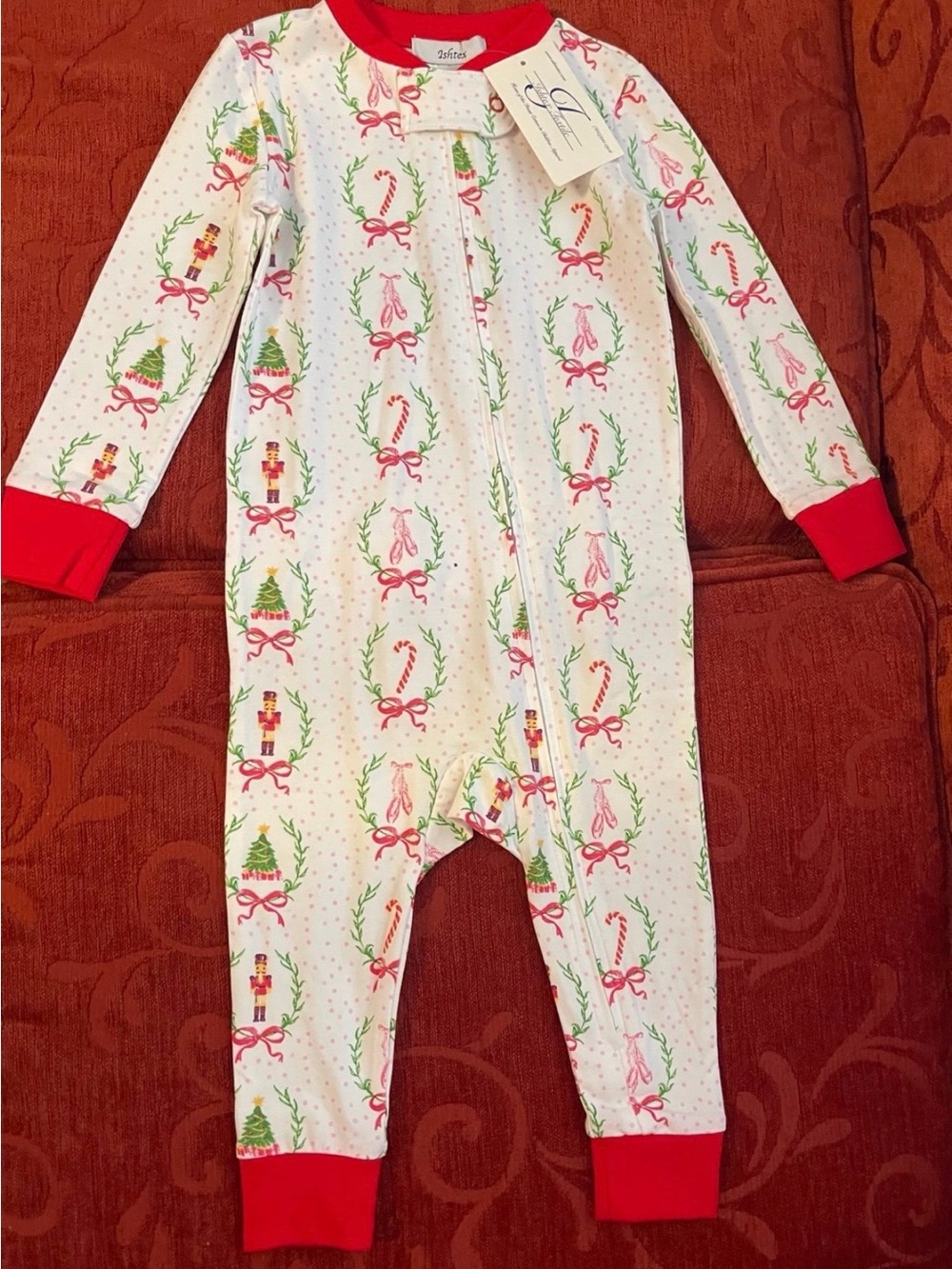 Ishtex Girls Nutcracker Romper w/Bum Pocket NWT 24 Month Christmas